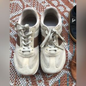 WHITIN Cream and Brown Women's Shoes